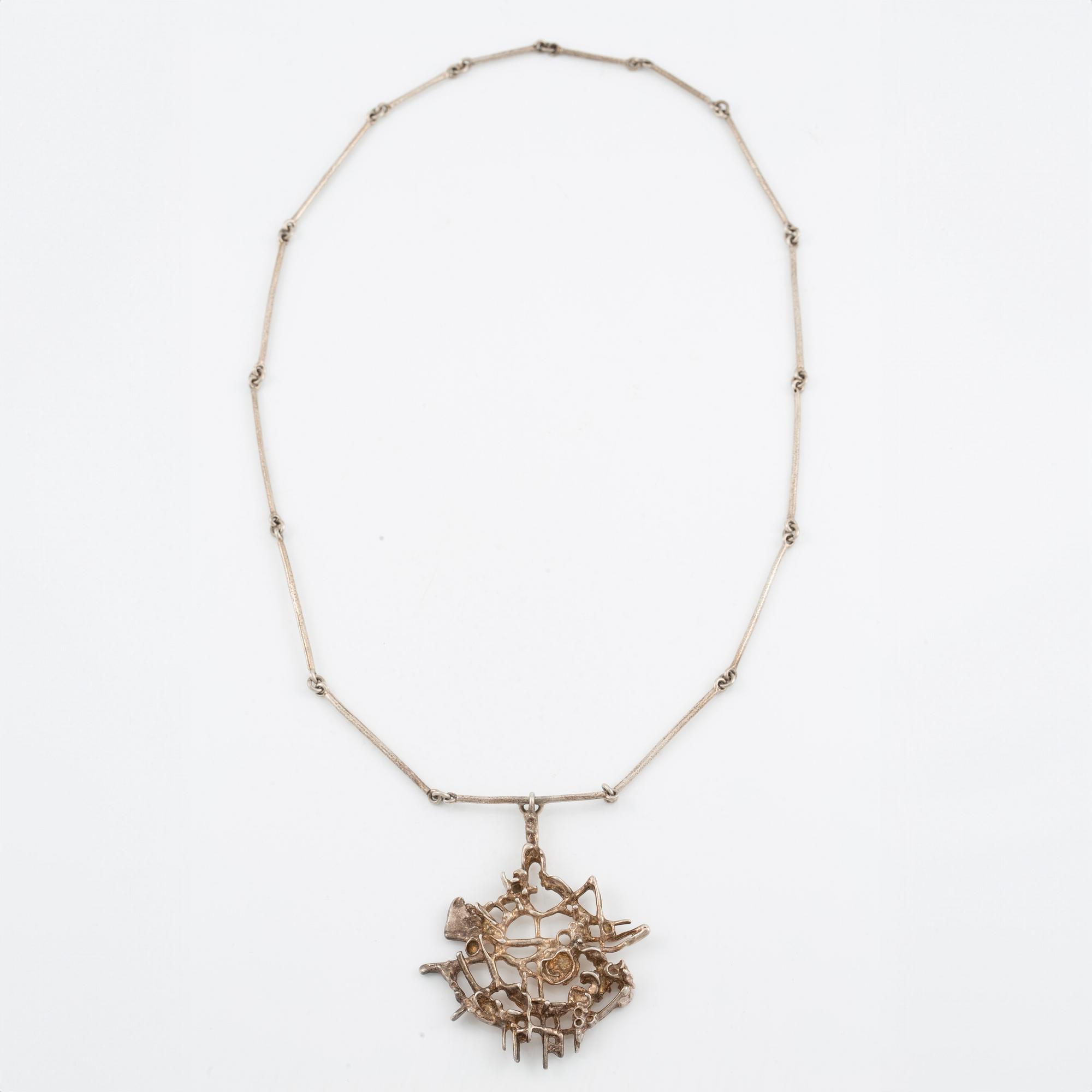 Juhls, necklace, sterling silver.