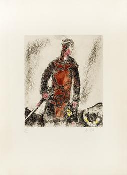 365. Marc Chagall, "David vainqueur de Goliath", from: "La Bible".
