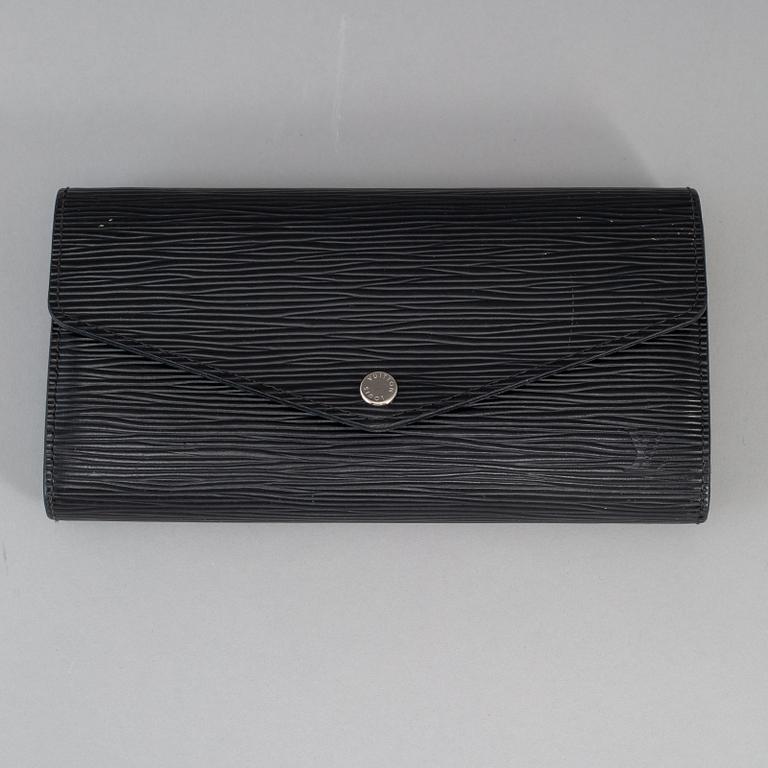 LOUIS VUITTON, pärm samt plånbok "Epi Sarah wallet".