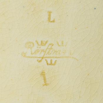 Rörstrand, A majolica asparagus dish, Rörstrand, Sweden, around 1900.