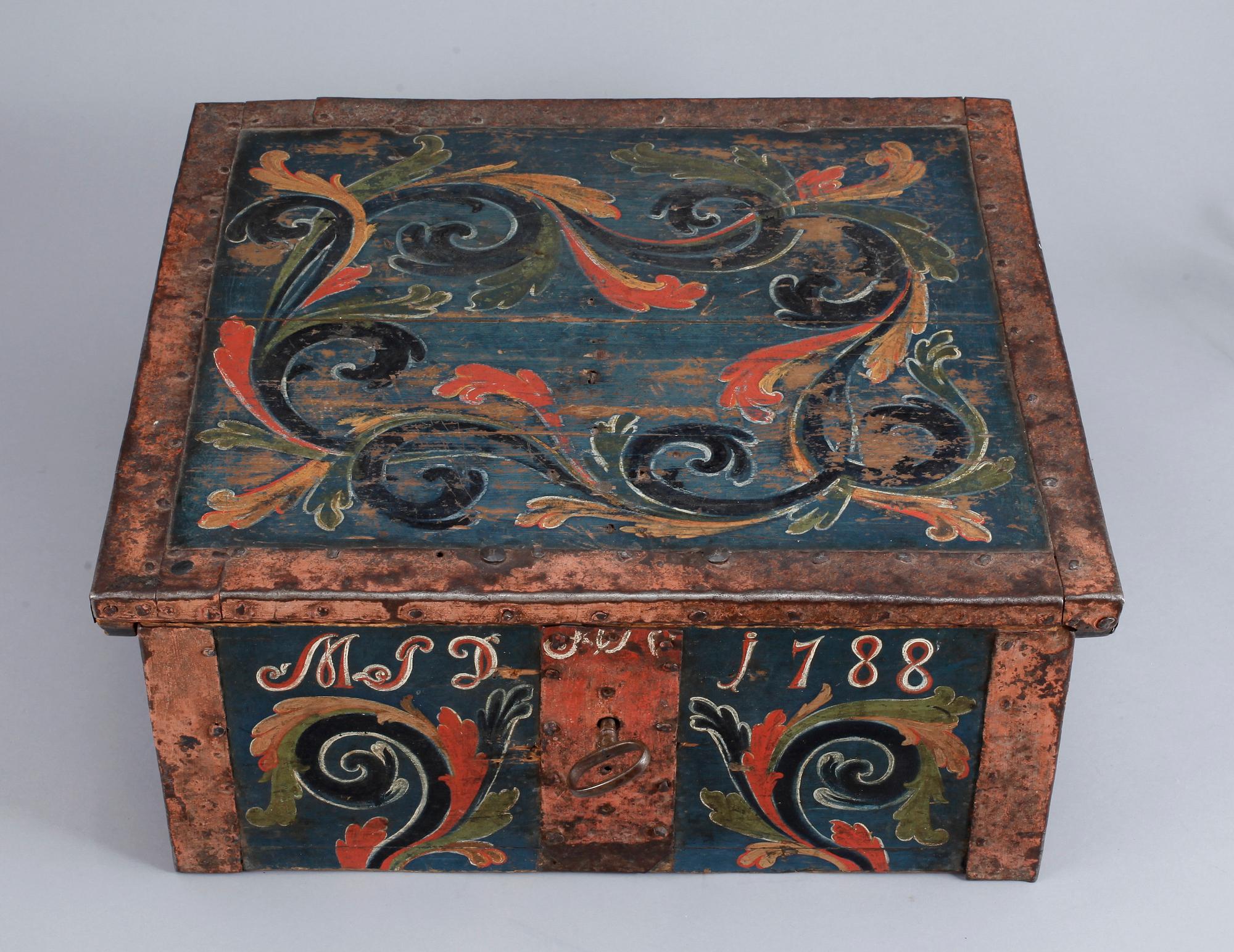 SKRIN, allmoge, bär datering 1788.