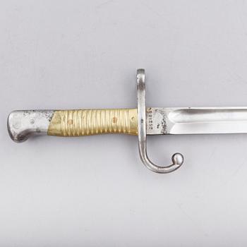 BAJONETT, Modelo Argentine 1909, Weyersberg Kirschbaum & Co, Solingen.