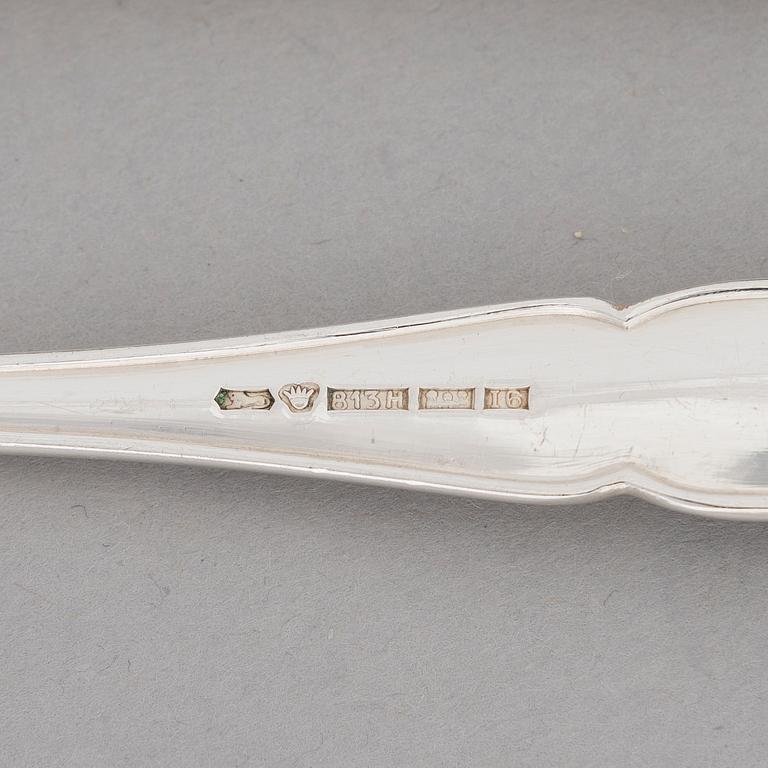 BESTICKUPPSÄTTNING, 50 delar, silver, "Chippendale", Kultakeskus, Tavastehus 1938-1977.