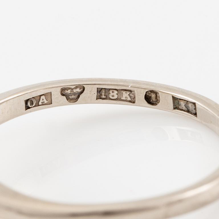 Ring, 18K white gold set with an old-cut diamond, approx. 1.85 ct.