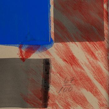 HOWARD HODGKIN, lithograph in colours, 1980, signed 67/100.