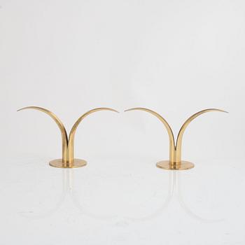 Ivar Ålenius-Björk, ljusstakar, 4 st, bl a "Liljan", Ystad Metall, 1900-talets mitt.