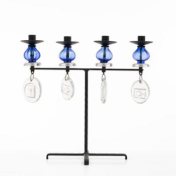 Erik Höglund, a candelabrum, Boda Smide.