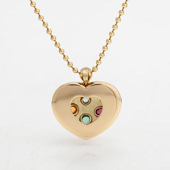 Torbjörn Tillander, Kaulakoru, 18K kultaa, turmaliineja sekä akvamariini. Helsinki 2001.