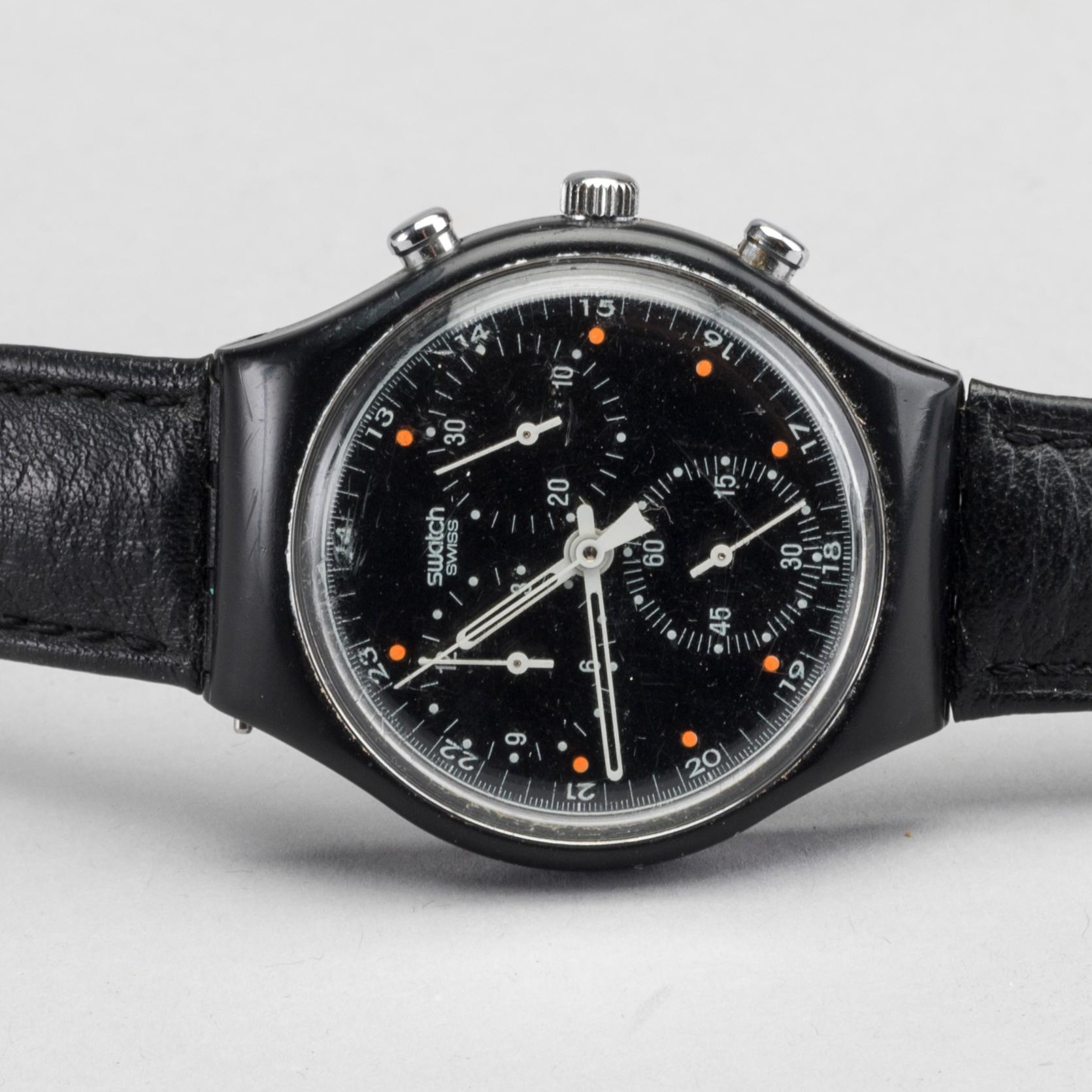 SWATCH Chrono Wall Street 1992 wristwatch 37.3 mm. Bukowskis