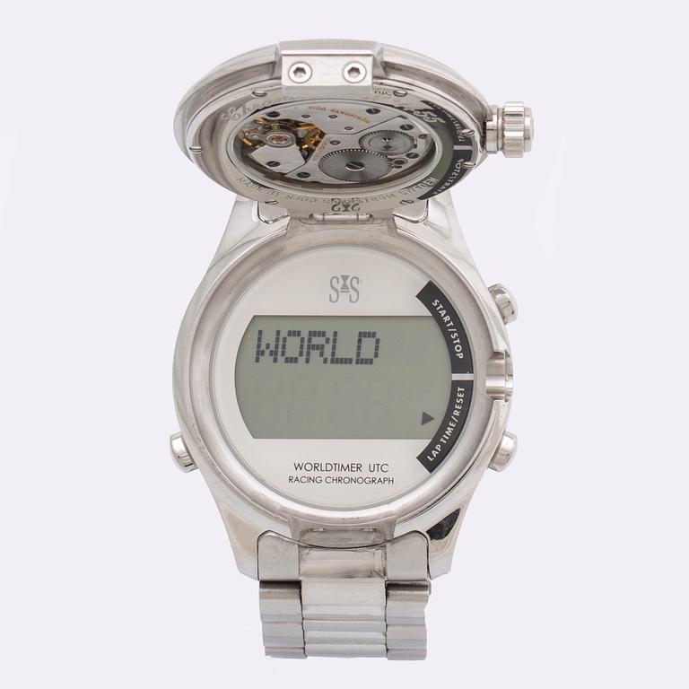 SJÖÖ SANDSTRÖM, Chronolink, wristwatch, 40 mm.