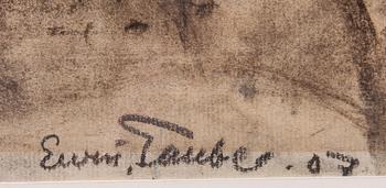 EVERT TAUBE, teckning, sign o dat -07.