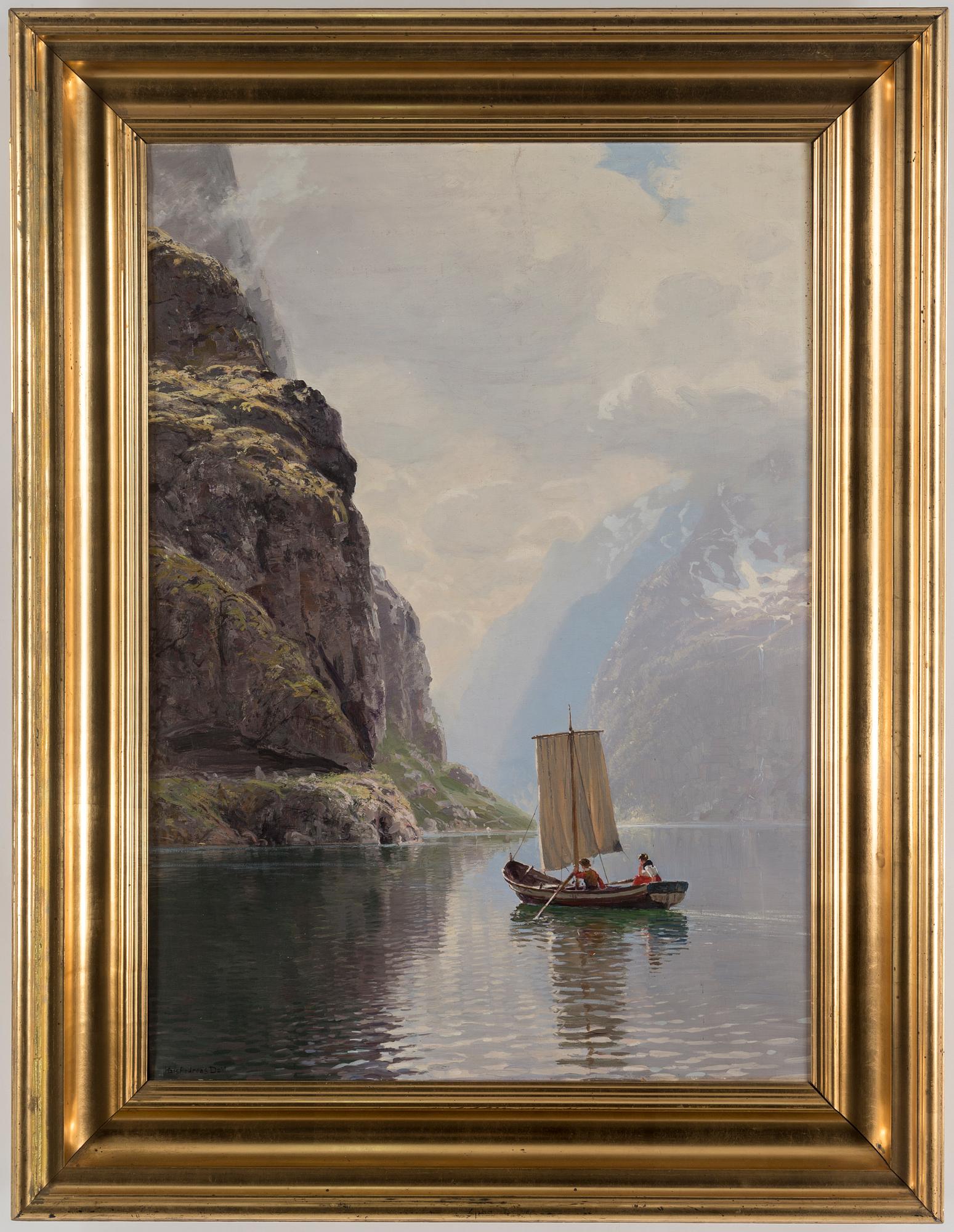 HANS ANDREAS DAHL, oil on canvas, signed Hans Andreas Dahl.