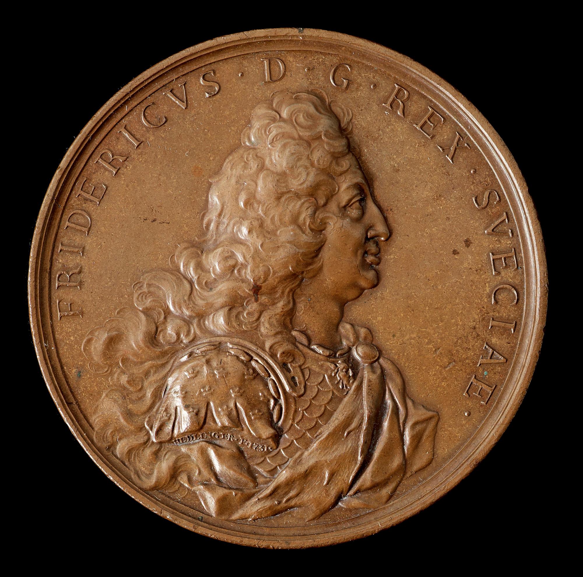 Grundstenen lagd till Stockholms slotts flyglar 1734.