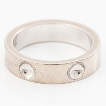 Louis Vuitton, ring, “Empreinte”, 18K white gold with a brilliant-cut diamond.