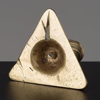 LJUSSTAKE, av Simon Pantaleon (privilegium i Stockholm 1754, död 1776), rokoko.