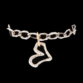 Bracelet silver and 18K gold by Sandberg.
