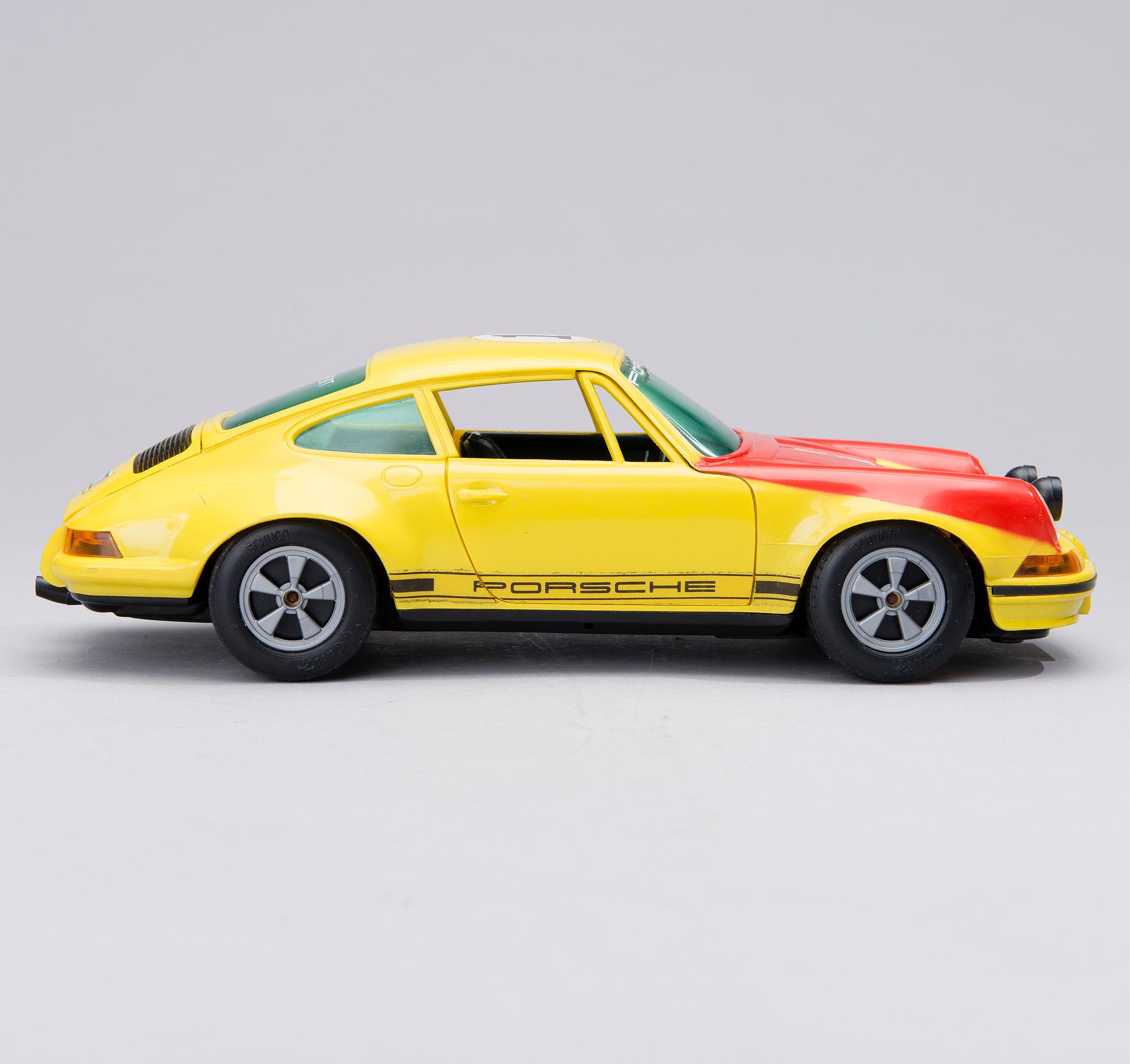 LEKSAKSBIL, Rallye Porsche 911R, Schuco 1970-tal.