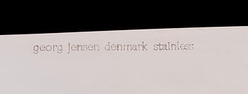 A Danish sterling silver cake server for Georg Jensen, 'Konge/Acorn', Swedish control marks. Steel blade.