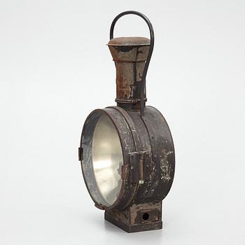 Locomotive lantern, Karlskrona Lamp Factory.