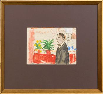 Lennart Jirlow, gouache, signed.