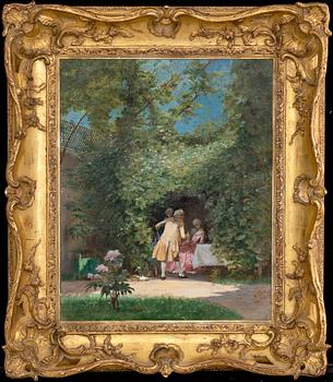 HUGO SALMSON, a signed and dated oil on canvas.