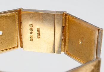 Björn Weckström, A GOLDEN BRACELET "RUUTU".