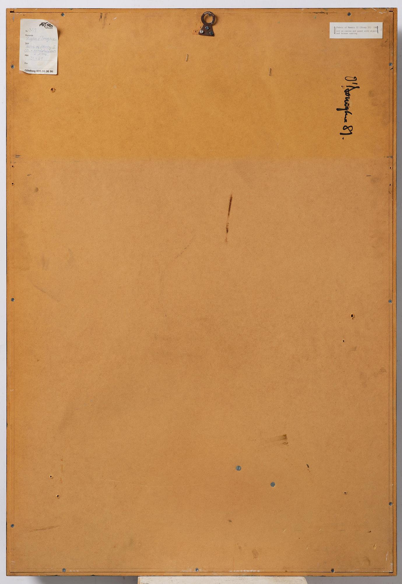 Hughie O'Donoghue, "Fabric of Memory II (Study II)".