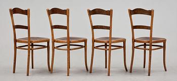 STOLAR, 4st, Thonet, 1900-talets första hälft.