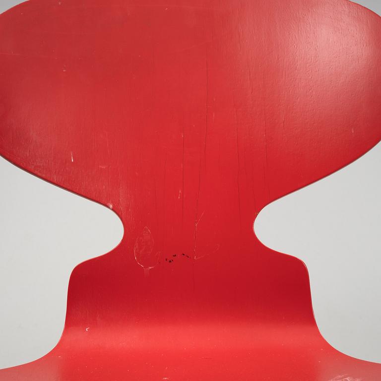 Arne Jacobsen, a set of four 'Myran' chairs, Fritz Hansen, Denmark, 1986.