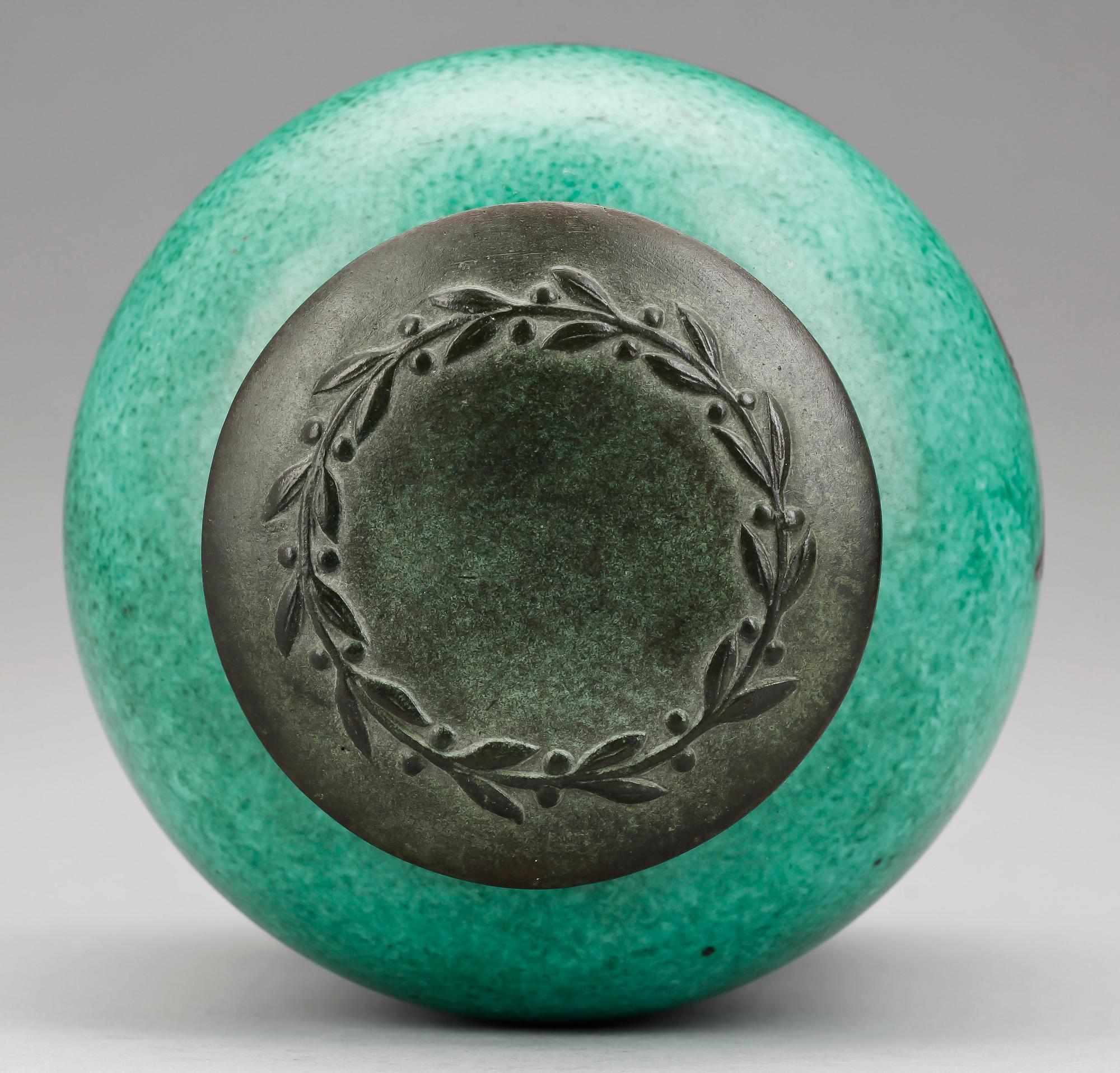 URNA, stengods, "Argenta", Wilhelm Kåge, Gustavsberg.