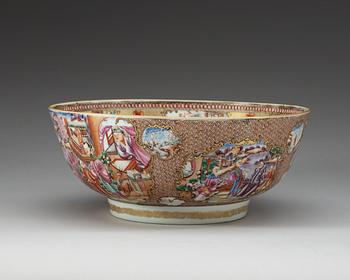 BÅLSKÅL, kompaniporslin. Qing dynastin, Qianlong (1736-95).