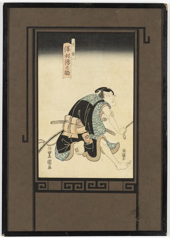 Utagawa Toyokuni I, a woodblock print in colours, first part of the 19th Century.