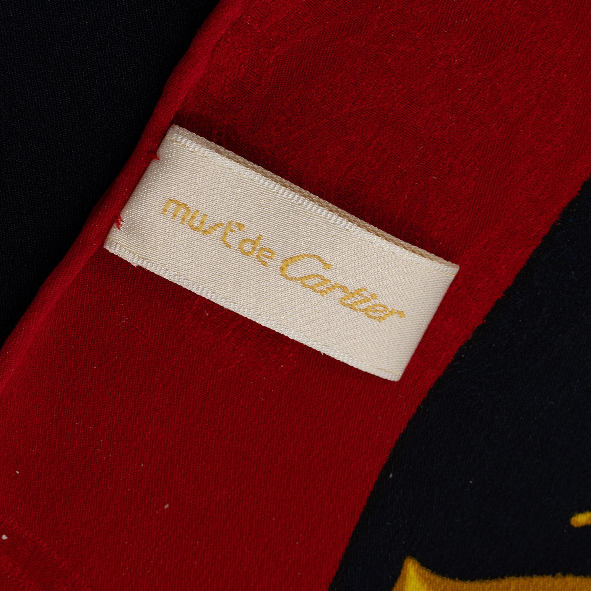 Cartier, a 'Panther Royale' scarf.