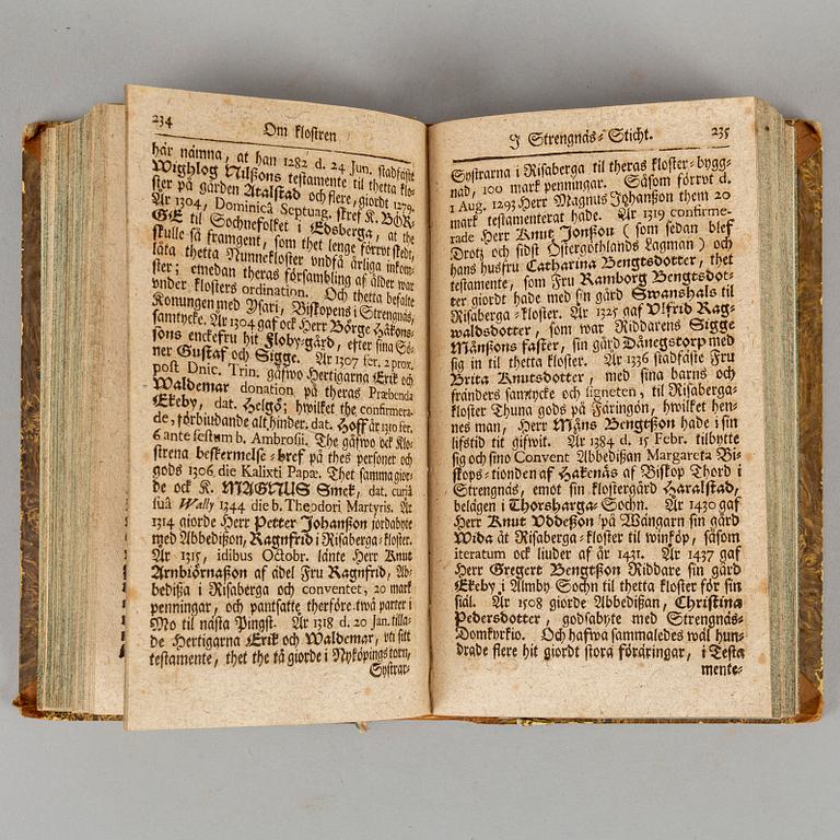 History of the Swedish Monasteries, 1740.