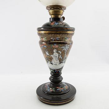 Table foot lamp around 1900.