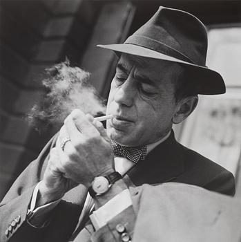 Per-Olow Anderson, "Humphrey Bogart at Place de la Concorde, Paris 1954".