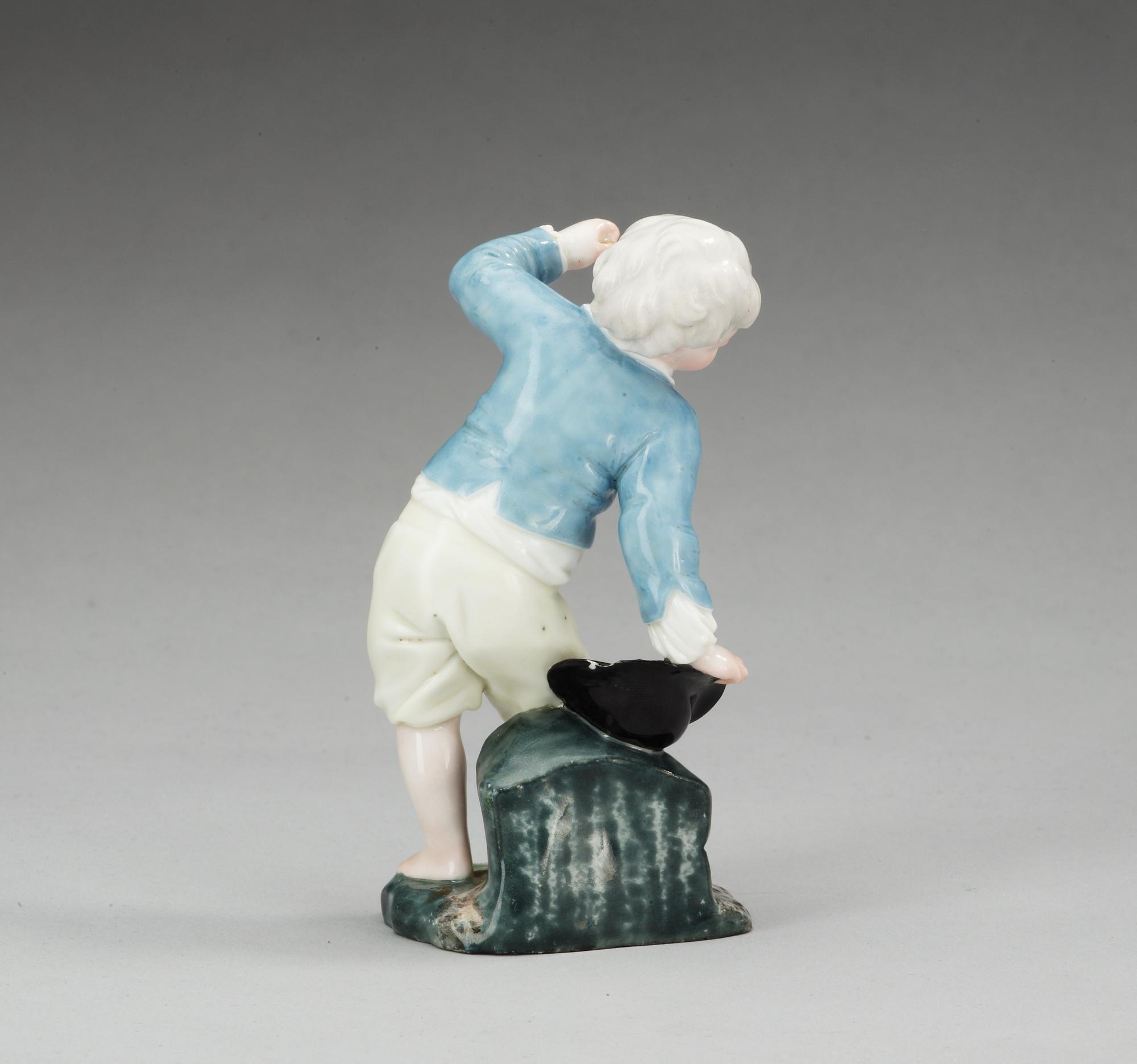 FIGURIN, porslin. Höchst, troligen 1700 talets andra hälft.