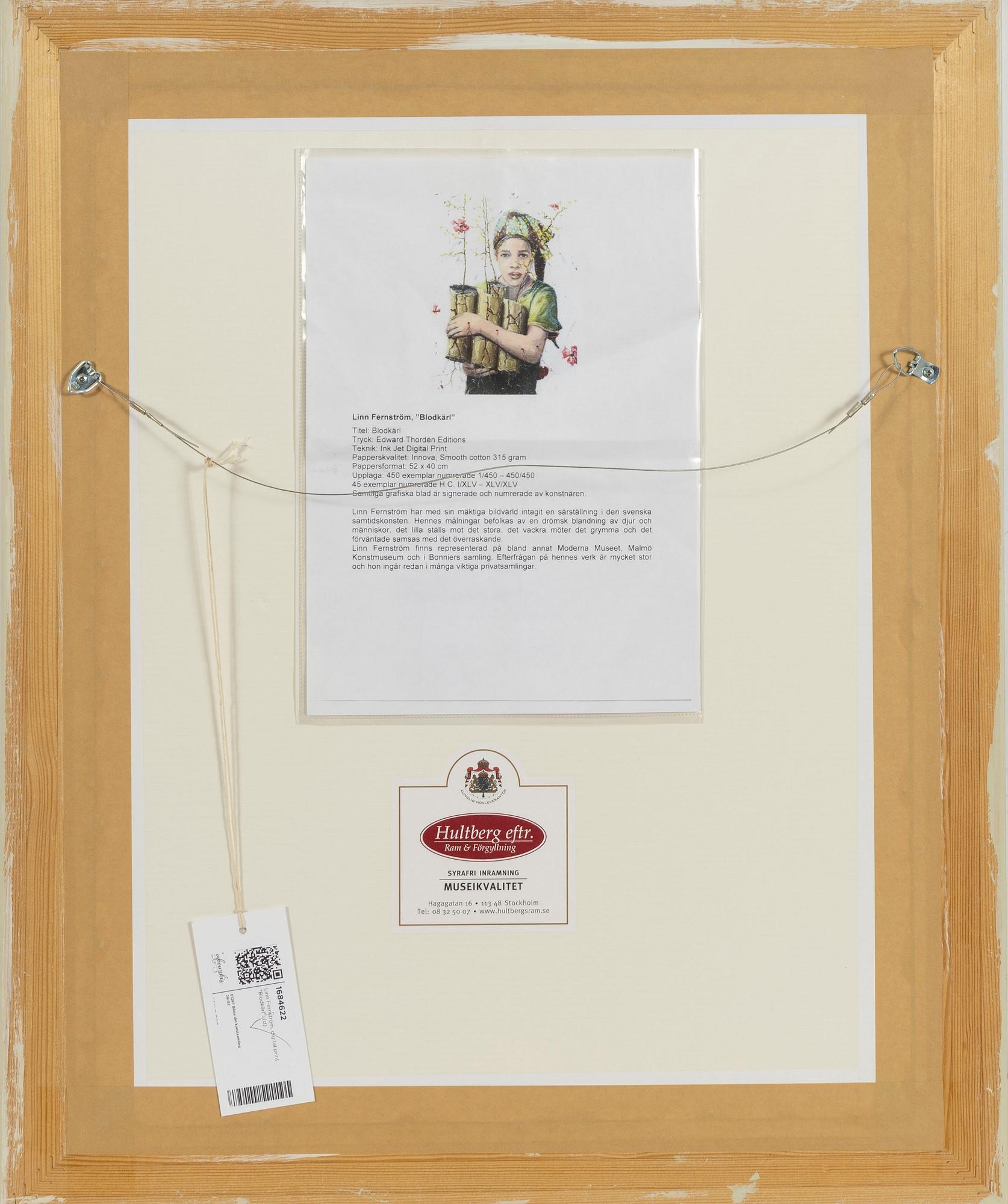 Linn Fernström, "Blodkärl".