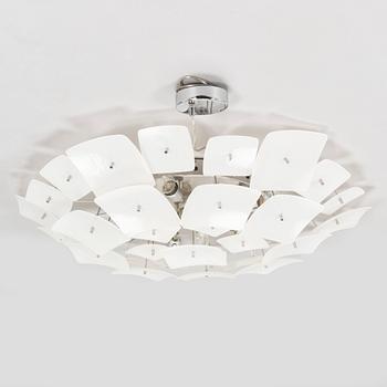 A ceiling lamp by Claudio Marturano manufactured by Flaver Italy 21th century.,