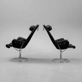 Bruno Mathsson, a pair 'Jetson' armchairs for Dux.