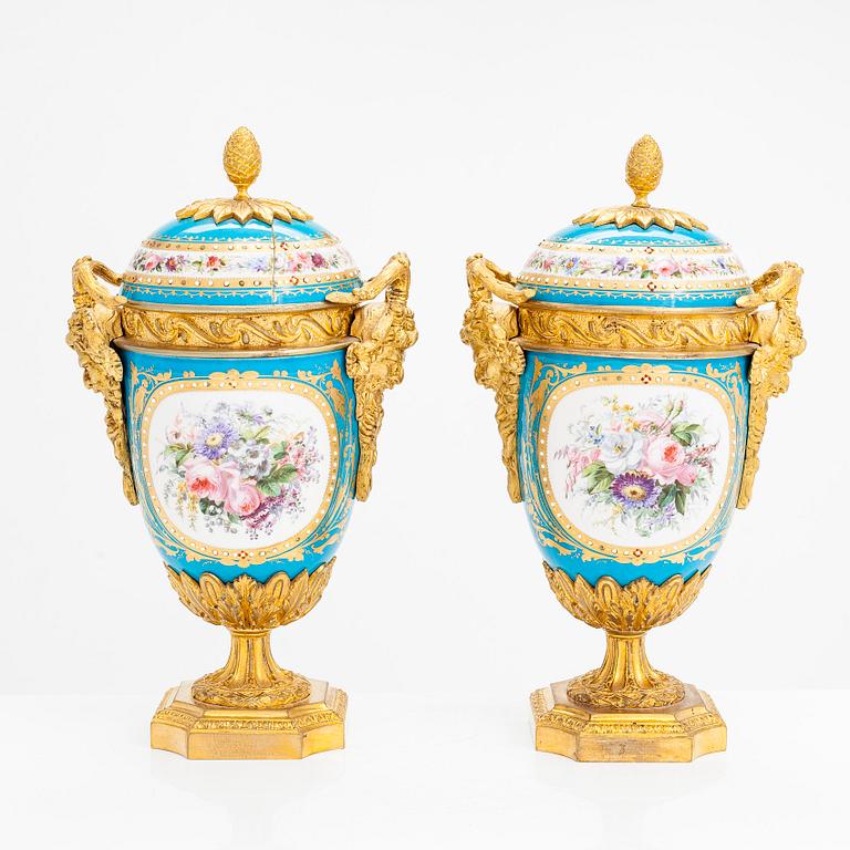 Urnor, ett par, Frankrike sekelskiftet 1900.