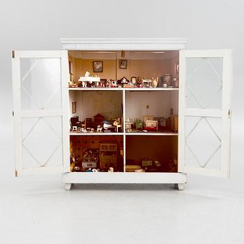 A dollhouse, previously owned by Countess Andrea Mörner (née Wallenberg), early 20th century.