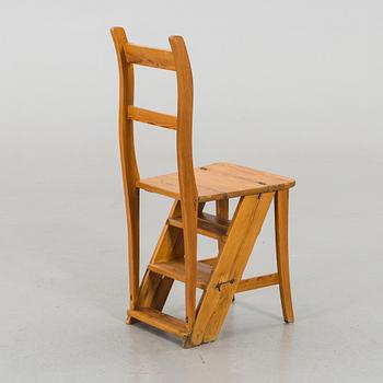 A 20th century chair/ladder.