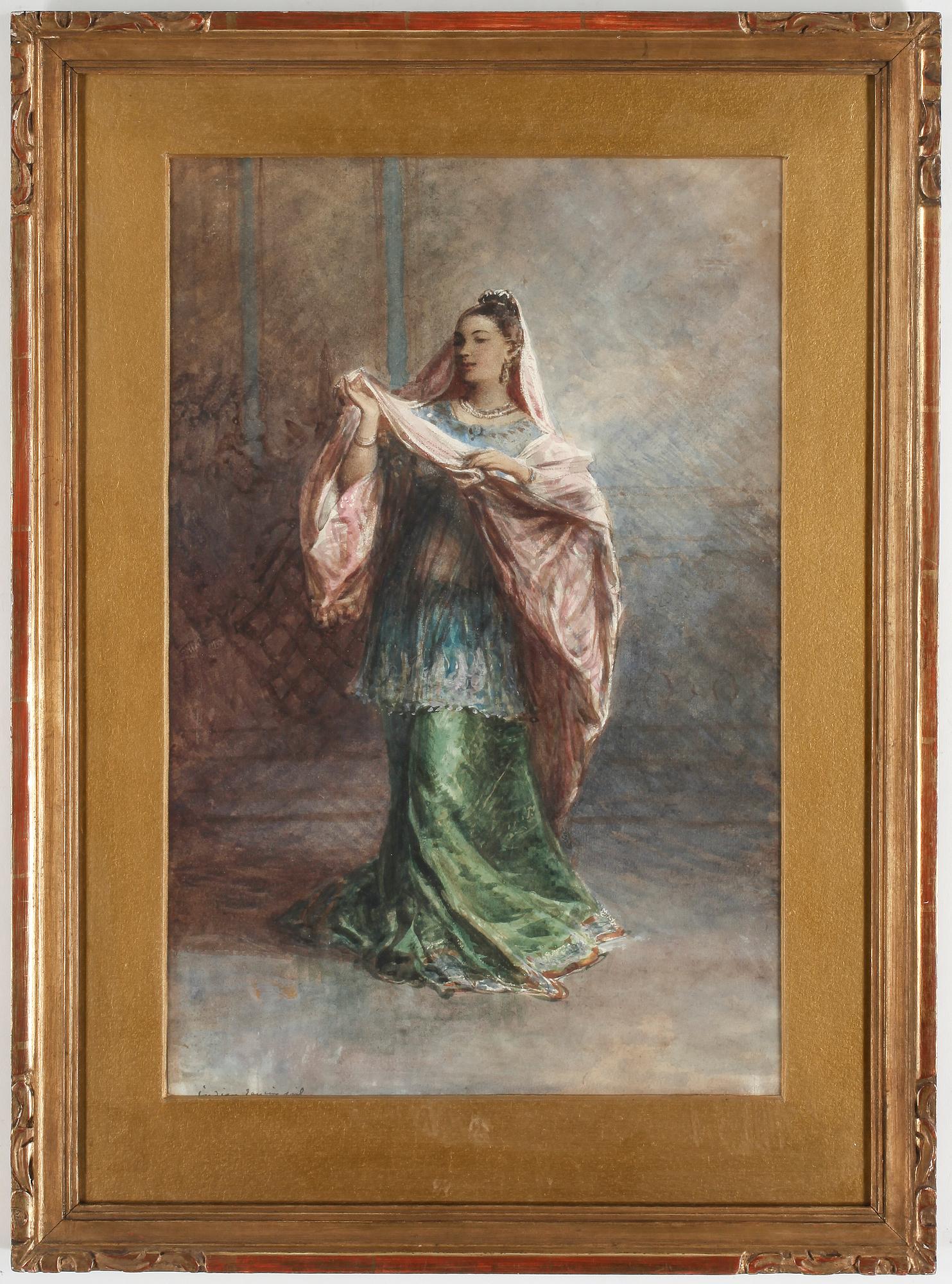 EGRON LUNDGREN, Akvarell, ej signerad.