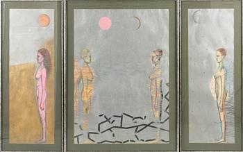 Epp Maria Kokamägi, triptyykki, "Meeting the Angel".