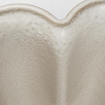 Karin Björquist, a stoneware 'Wave' plant pot, Gustavsberg, 1980's.