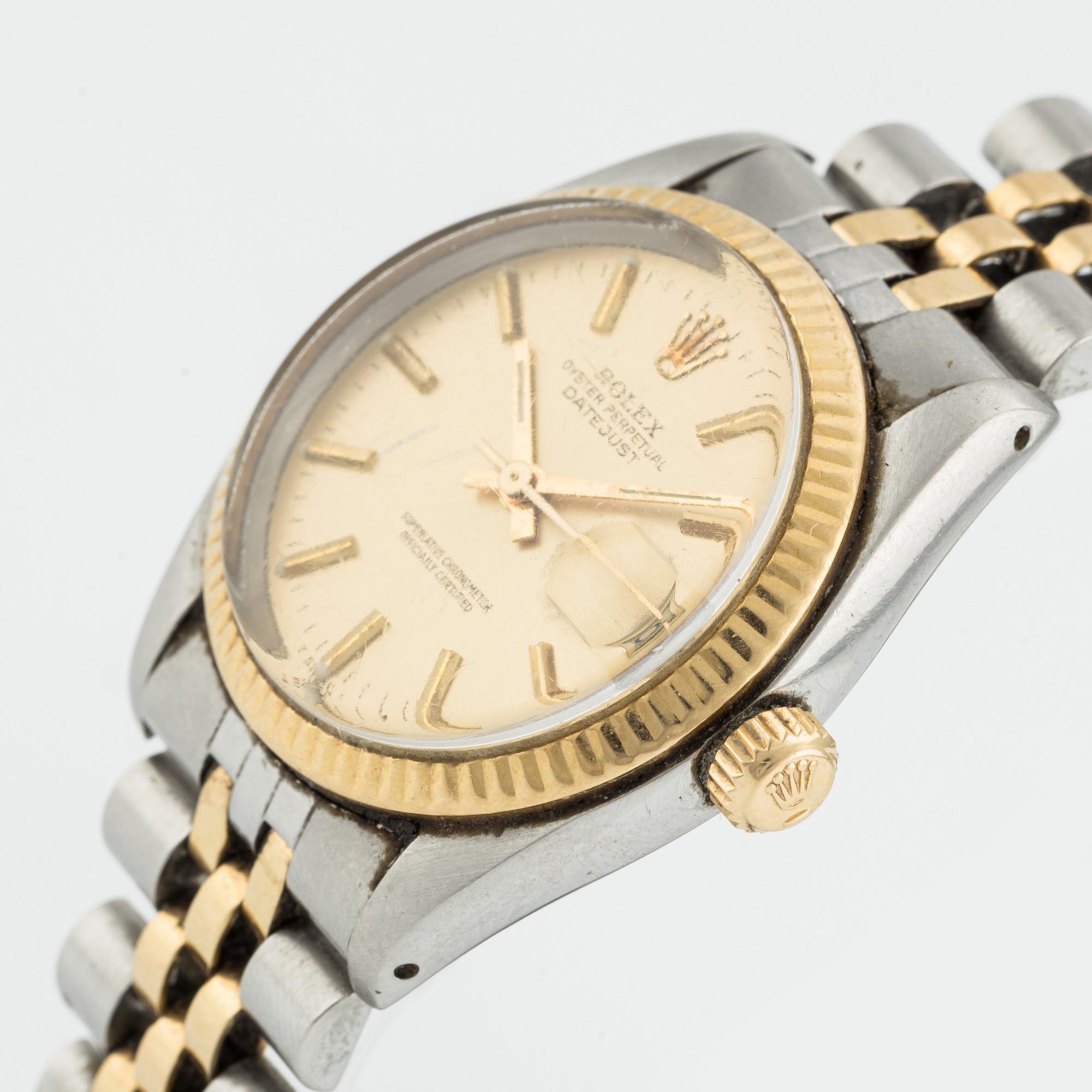 Rolex, Oyster Perpetual, Datejust, wristwatch, 30 mm.