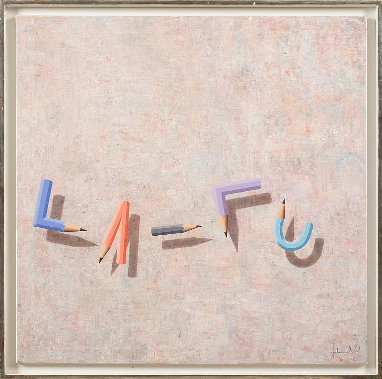 JOHANNES OLSSON, olja på duk, signerad.