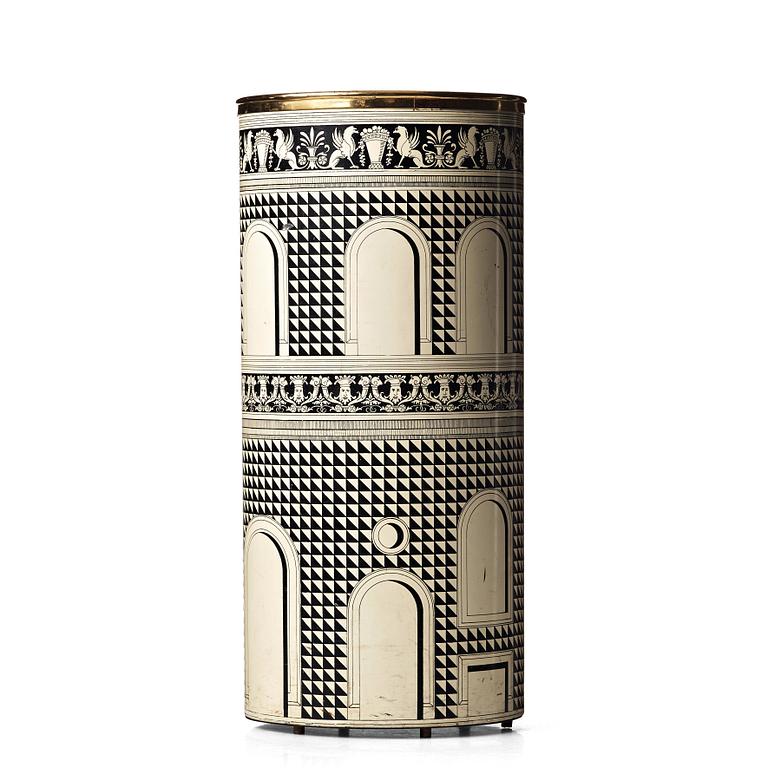 Piero Fornasetti, an umbrella stand, Milan, Italy.