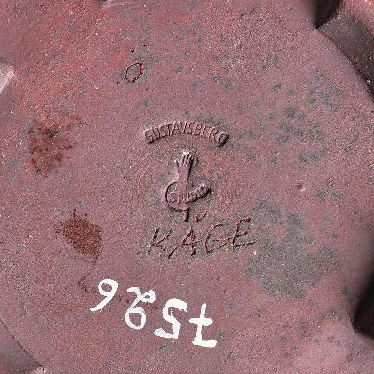 Wilhelm Kåge, a Farsta stoneware urn, Gustavsberg Studio 1958.